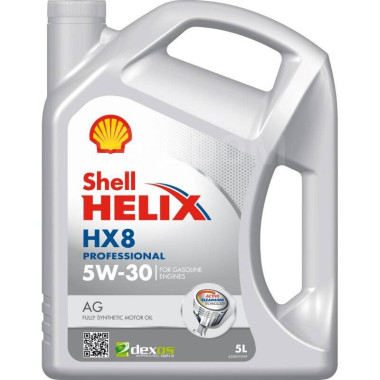 Моторное масло Shell Helix HX8 Professional AG 5W-30 5 литров.