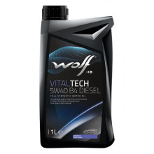 Моторное масло Wolf VITALTECH 5W-40 B4 DIESEL 1 литр.