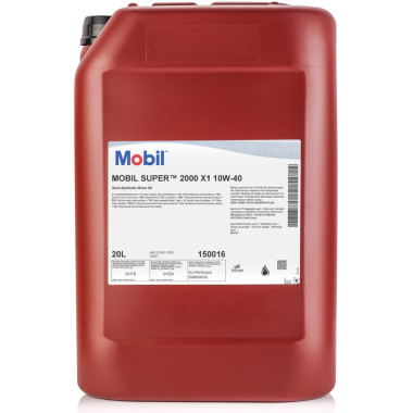 Моторное масло Mobil Super 2000 X1 10W-40 20 литров.