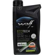 Моторное масло Wolf ECOTECH 0W-20 SP/RC D1-3 1 литр.