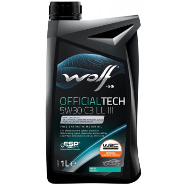 Моторное масло OFFICIALTECH 5W-30 C3 LL III 1 литр.