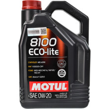 Моторное масло MOTUL 8100 Eco-lite 0W-20 5 литров.