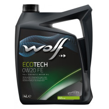 Моторное масло Wolf ECOTECH 0W-20 D1 FE 4 литра.