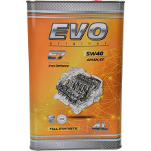 Моторное масло EVO E7 5W-40 SN/CF 4 литра.