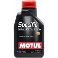 Моторное масло MOTUL Specific 505.01/502.00/505.00 5W-40 1 литр.
