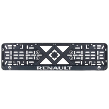 Рамка номерного знака Bi-Plast RENAULT (объемные буквы) BP-281