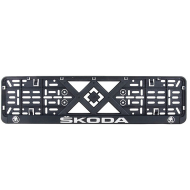 Рамка номерного знака Bi-Plast SKODA (объемные буквы) BP-284