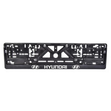 Рамка номерного знака Сarlife HYUNDAI (объемные буквы) NH39