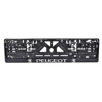 Рамка номерного знака Сarlife PEUGEOT (объемные буквы) NH44
