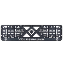 Рамка номерного знака Bi-Plast VOLKSWAGEN (объемные буквы) BP-291