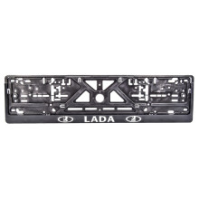 Рамка номерного знака Сarlife LADA (объемные буквы) NH41