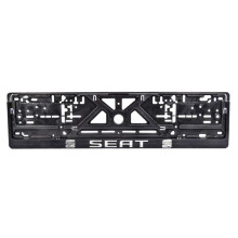 Рамка номерного знака Сarlife SEAT (объемные буквы) NH56
