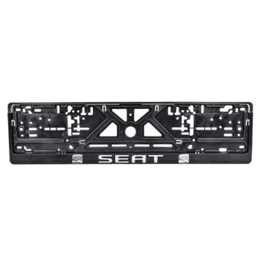 Рамка номерного знака Сarlife SEAT (объемные буквы) NH56