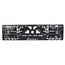 Рамка номерного знака Сarlife LANOS (объемные буквы) NH69