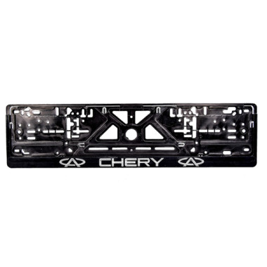 Рамка номерного знака Сarlife CHERY (объемные буквы) NH59