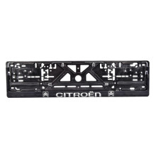 Рамка номерного знака Сarlife CITROEN (объемные буквы) NH49