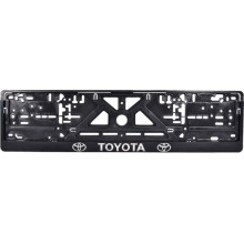 Рамка номерного знака Сarlife TOYOTA (объемные буквы) NH47