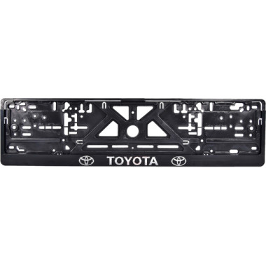 Рамка номерного знака Сarlife TOYOTA (объемные буквы) NH47