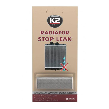 Герметик радиатора порошок K2 STOP LEAK-BLISTER 28 г.