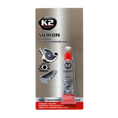 Силиконовый герметик +350С (красный) K2 SIL RED 85 г.