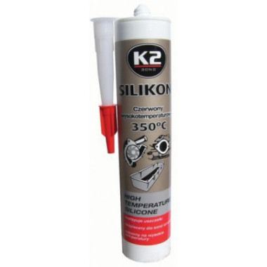 Силиконовый герметик +350С (красный) K2 SIL RED 300 г.