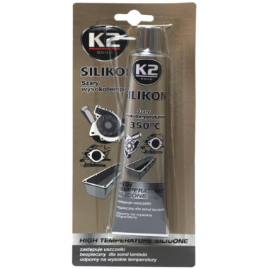 Силиконовый герметик +350С (серый) K2 SIL GREY 85 г.