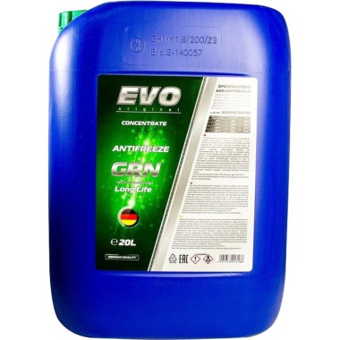 Концентрат антифриза EVO ANTIFREEZE G11 Concentrate Зеленый 10 литров.