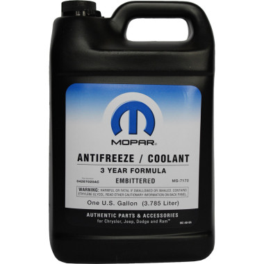 Концентрат антифриза 04267020AC Mopar Зеленый Concentrate -74C 3,785 литра.