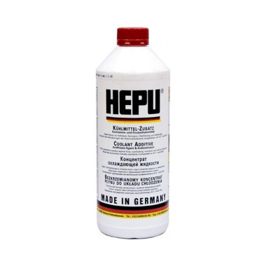 Концентрат антифриза HEPU G-12 красный 1,5 литра.