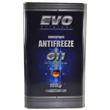 Концентрат антифриза EVO ANTIFREEZE G11 Concentrate Cиний 10 литров.