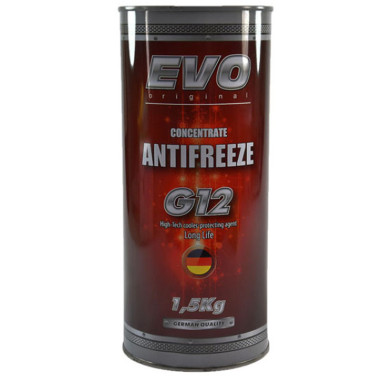 Концентрат антифриза EVO ANTIFREEZE G12 Concentrate Красный 1,5 литра.