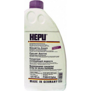 Концентрат антифриза HEPU G-12+ фиолетовый 1,5 литра.