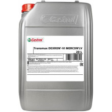 Трансмиссионное масло Castrol для АКПП Transmax Dexron-VI MERCON LV 20 литров.