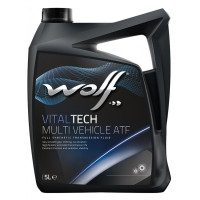 Трансмиссионное масло Wolf для АКПП VITALTECH MULTI VEHICLE ATF 5 литров.