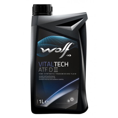 Трансмиссионное масло Wolf для АКПП VITALTECH ATF D III 1 литр.