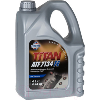 Трансмиссионное масло Fuchs Titan для АКПП ATF 7134 FE 4 литра.