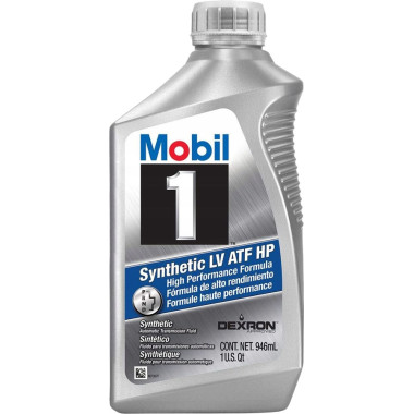Трансмиссионное масло для АКПП Mobil 1 Synthetic ATF LV HP 0,946 литра.