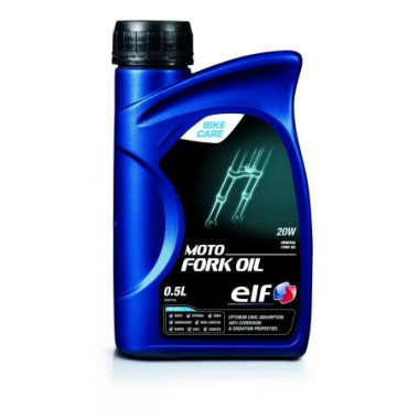 Масло для мото вилок ELF MOTO FORK OIL 20W 0,5 литра.