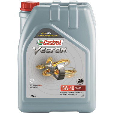 Моторное масло Castrol Vecton 15W-40 CJ-4/E9 20 литров.