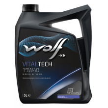 Моторное масло Wolf VITALTECH 15W-40 5 литров.