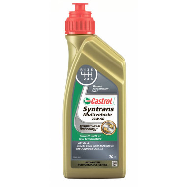 Трансмиссионное масло Castrol для МКПП Syntrans Multivehicle 75W-90 1 литр.