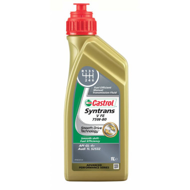 Трансмиссионное масло Castrol для МКПП Syntrans V FE 75W-80 1 литр.