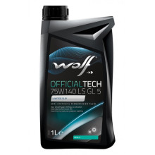Трансмиссионное масло Wolf для мостов OFFICIALTECH 75W-140 LS 1 литр.