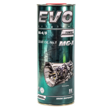 Трансмиссионное универсальное масло EVO MG-X 75W-90 GL-4/5 Manual 1 литр.