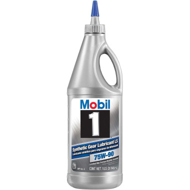 Трансмиссионное масло Mobil 1 Synthetic Gear Lubricant LS 75W-90 0,946 литра.