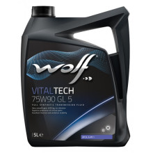 Трансмиссионное масло Wolf для мостов VITALTECH 75W-90 5 литров.