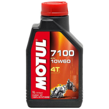 Масло для мототехники MOTUL 7100 4T 10W-60 (845511) 1 литр.