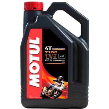 Масло для мототехники MOTUL 7100 4T 10W-60 (845541) 4 литра.