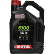 Масло для мототехники MOTUL 5100 4T 10W-30 4 литра.