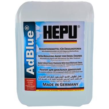 Нейтрализатор выхлопных газов AdBLUE (мочевина) Hepu AD-BLUE-010 10 литров.